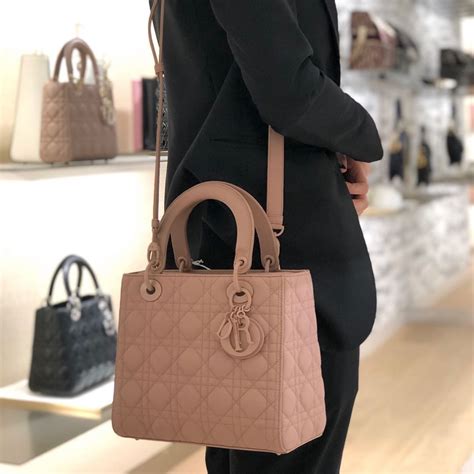 lady dior ultra-matte medium bag price|lady dior bag large.